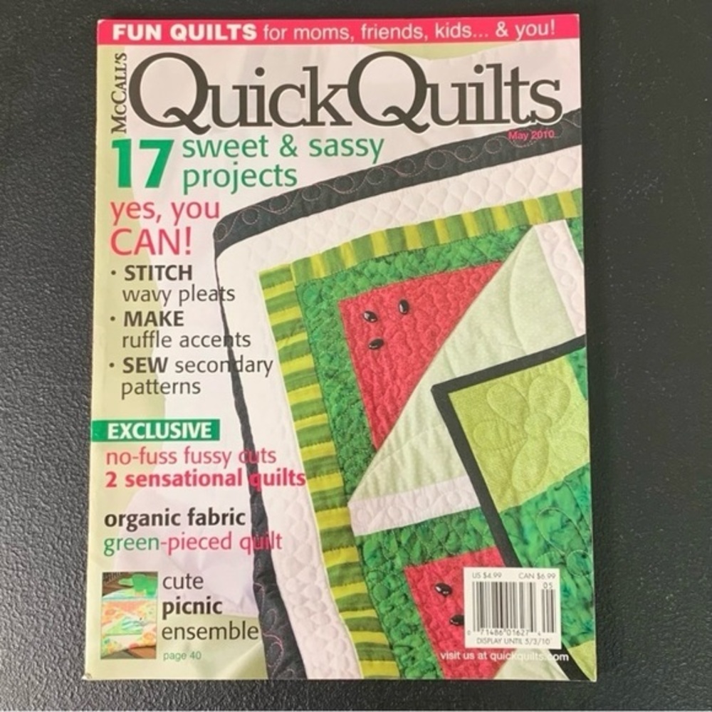 5 “April-May-Spring-Summer” Quilting Magazines. - Picture 11 of 16